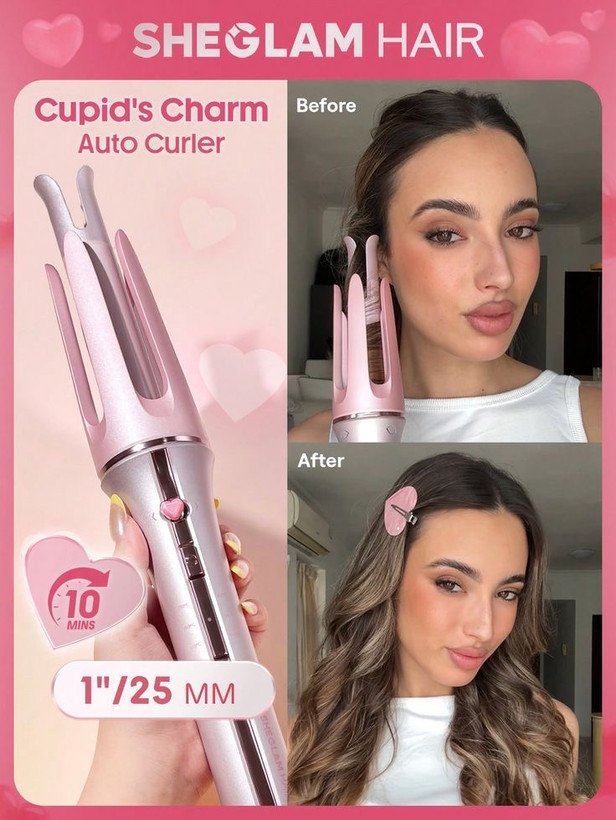 دستگاه کِرلی صورتی اورجینال شیگلم🎀☁️(Sheglam)