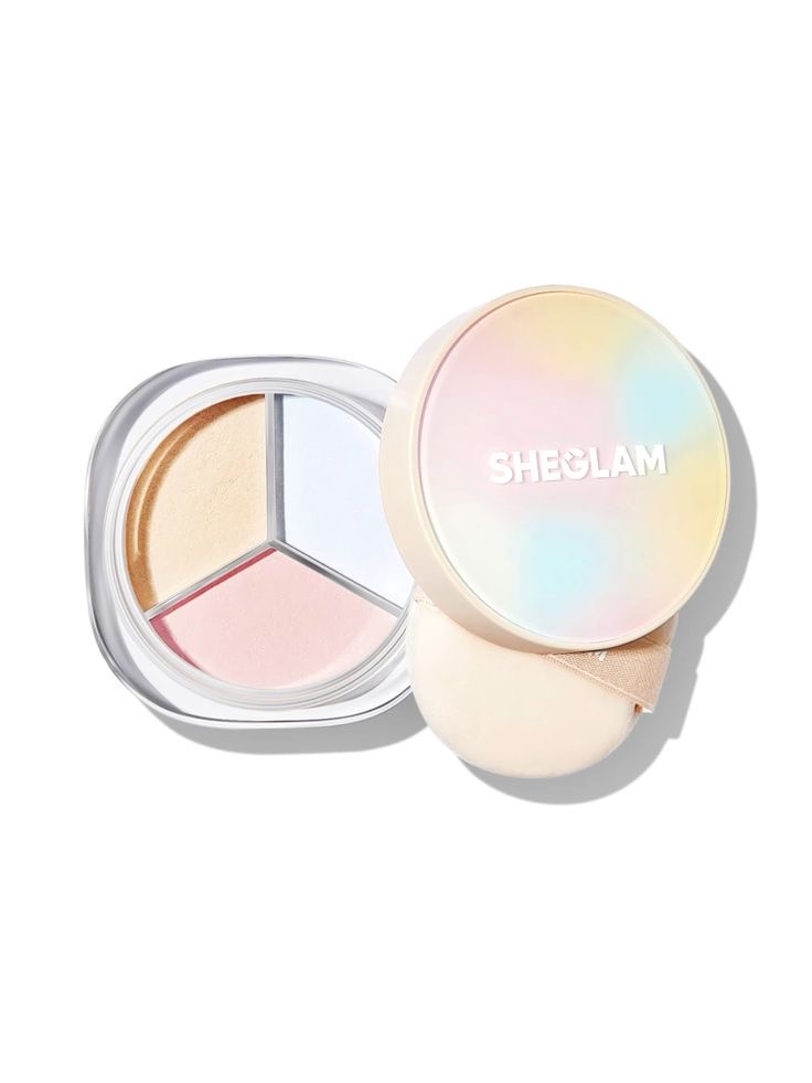 🐇پودر فیکس اورجینال ۳ در ۱ شیگلم(Sheglam) ۳ رنگ، مدل Radiance Ring