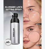 🩶اسپری فیکس ماتکننده نقرهای اورجینال شیگلم | SHEGLAM Matte Fresh Setting Spray مدل Camera On Blurring Waterproof | نقد و بررسی + نحوه استفاده