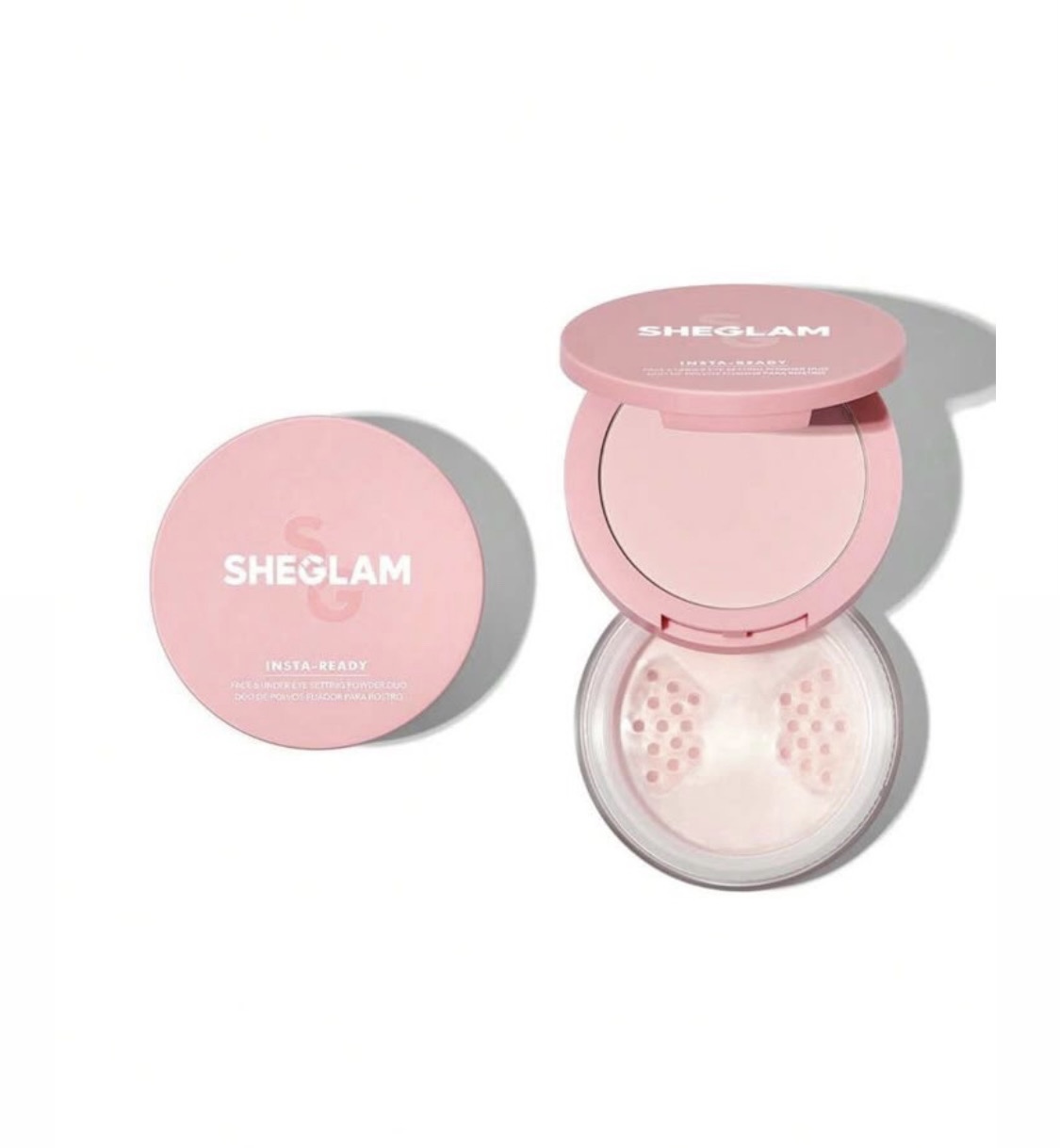 🎀پودرفیکس اورجینال دو طبقه شیگلم(Sheglam)مدل«Bubblegum»