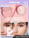 🎀پودرفیکس اورجینال دو طبقه شیگلم(Sheglam)مدل«Bubblegum»