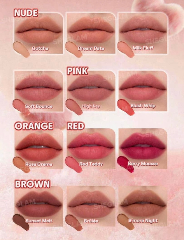 🍡رژلب مارشمالو اورجینال شیگلم(SHEGLAM Marshmallow Puff Lip)
